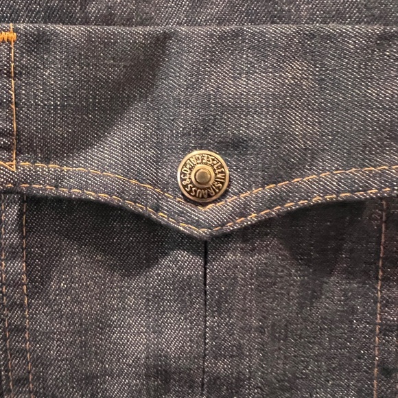 Vintage 1970s Levi’s Orange Tag Denim Chore Jacket - Picture 4 of 5